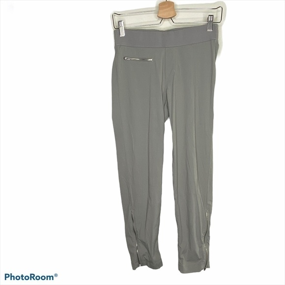 Athleta Mod Trekkie Crop Woven Pants Grey 291743 - Picture 2 of 10